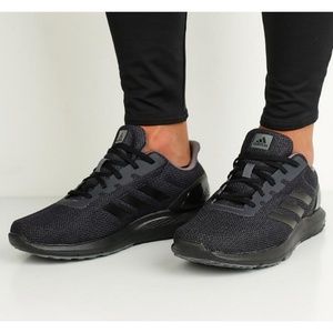 ADIDAS BLACK ON BLACK SNEAKERS